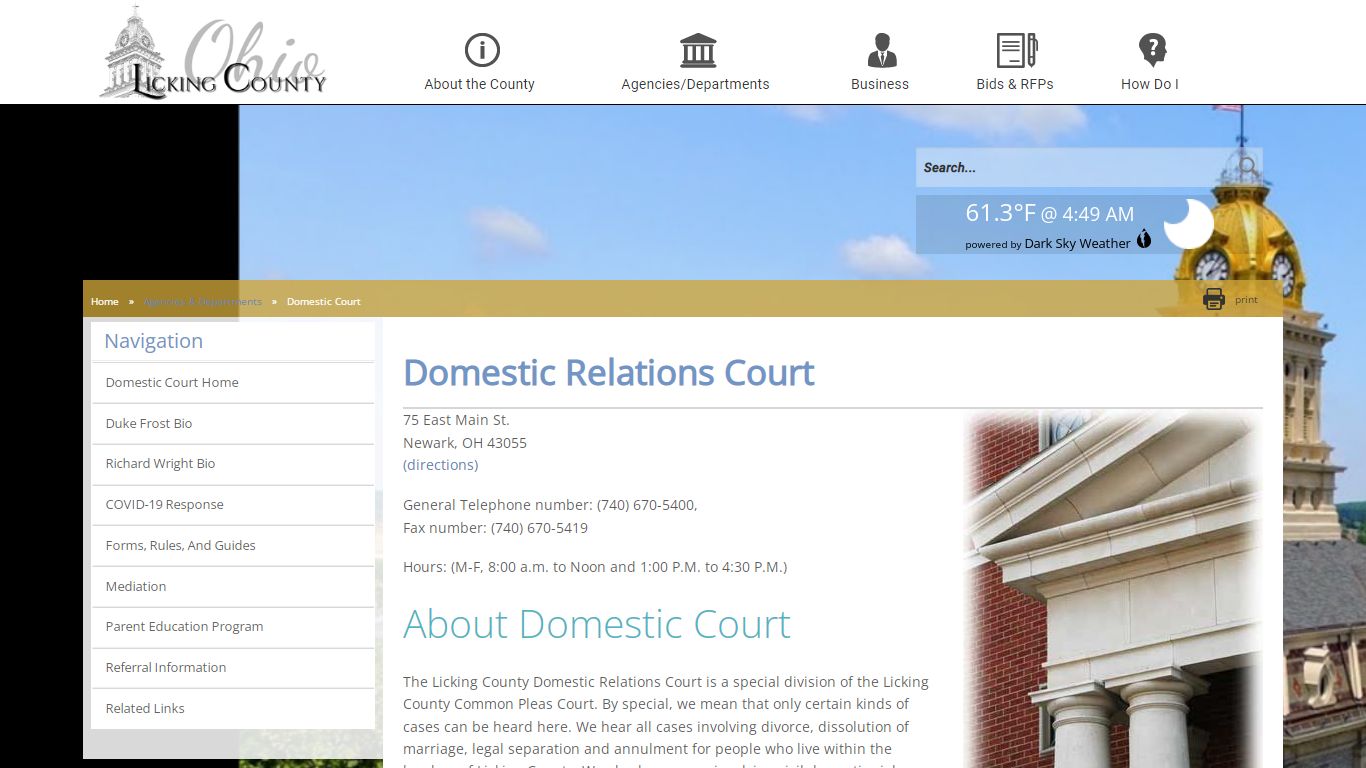 Licking County - Domestic Court